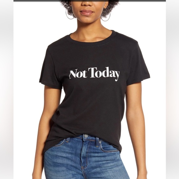 Sub_Urban Riot Tops - Sub_Urban Riot Black 'Not Today' Tee